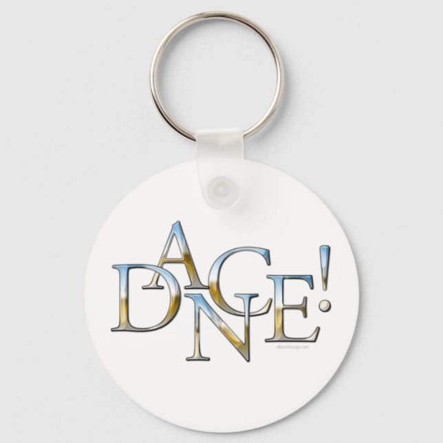 Dance! (Chrome) Key Ring (Front)