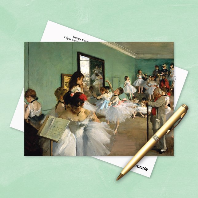 Dance Class Ballerinas Edgar Degas Postcard (Creator Uploaded)