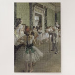 Dance Class Ballet - Edgar Degas Painting Jigsaw Puzzle<br><div class="desc">Impressionist Painting by Degas - Classic Masterpieces - Edgar Degas's Impressionist Painting Series - Dance Ballet Class</div>