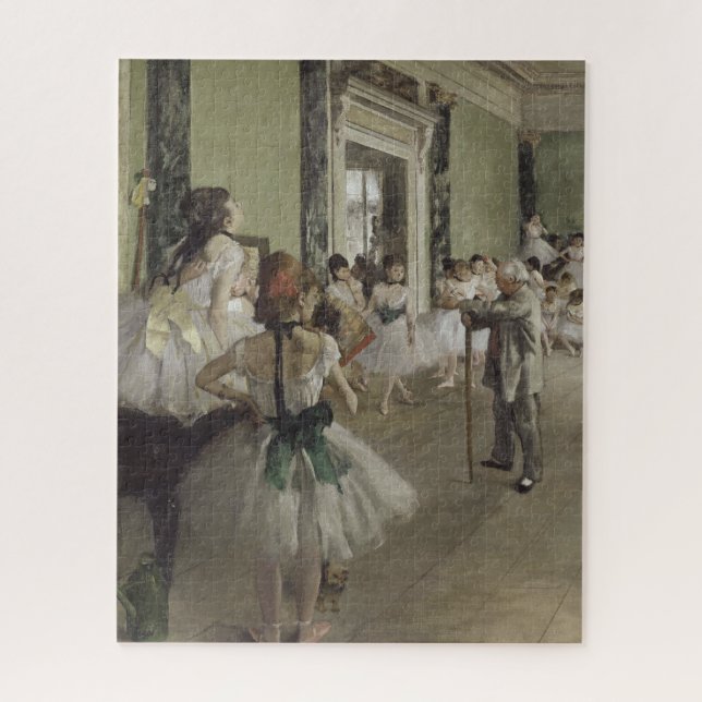 Dance Class Ballet - Edgar Degas Painting Jigsaw Puzzle (Vertical)