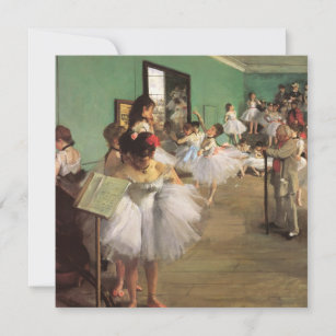 Dance Class by Degas, Vintage Impressionism Ballet