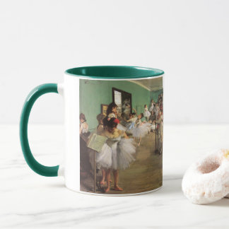 Dance Class by Degas, Vintage Impressionism Ballet Mug