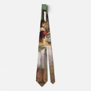 Dance Class by Degas, Vintage Impressionism Ballet Tie