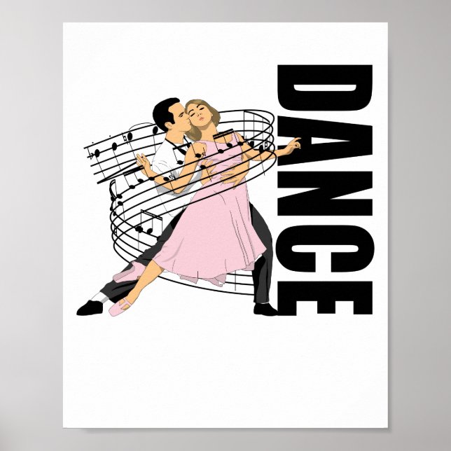 Dance Classic Ballroom Dancing Poster (Front)