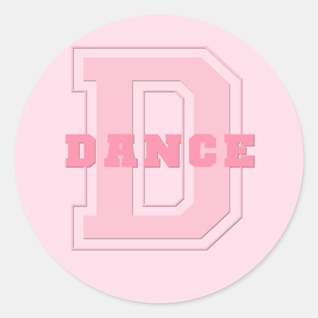 Dance Classic Round Sticker (Front)
