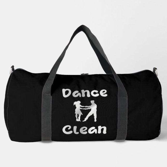 Dance Clean Mexican Silver Duffle Bag (Front)