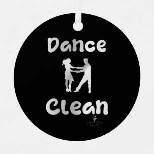 Dance Clean Mexican Silver Round Metal Tree Decoration