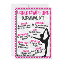 Dance Competition Survival Kit