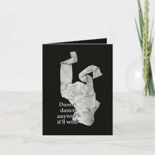 Dance Contemporary Art Dancing Cloth It Will Work  Card