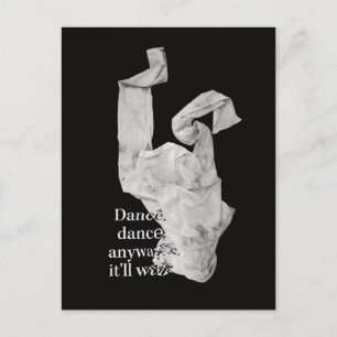 Dance Contemporary Art Dancing Cloth It Will Work  Postcard