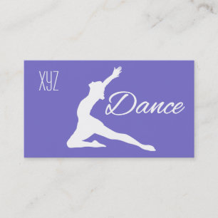 DANCE custom color business cards