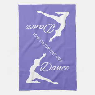 DANCE custom monogram & color hand towel