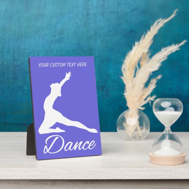 DANCE custom text & color plaque (Side)