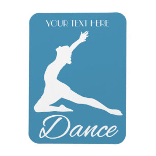 DANCE custom text & colour magnet