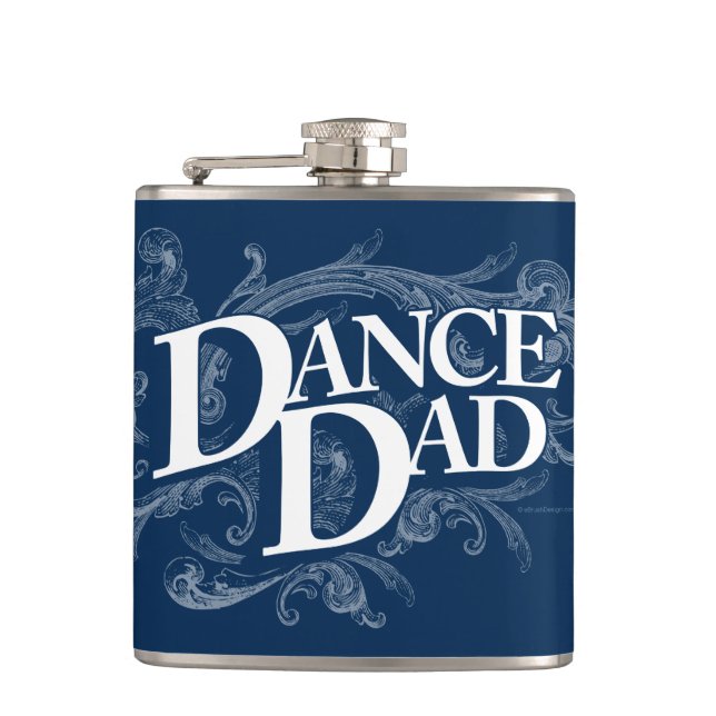 Dance Dad Hip Flask (Front)