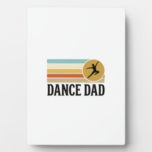 Dance Dad Vintage Retro Engraving Shirt Design_1 Plaque