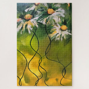 Dance Daisy Dance Surrealistic Art Jigsaw Puzzle