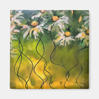 Dance Daisy Dance Surrealistic Art Magnet