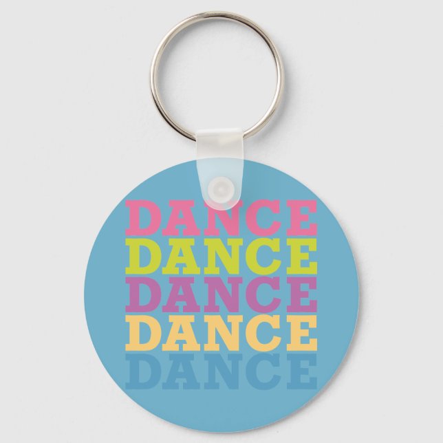 Dance Dance Key Ring (Front)