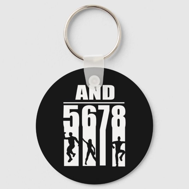 Dance Dancer Dancing Key Ring (Front)