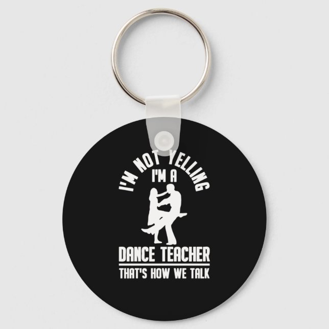 Dance Dancer Dancing Key Ring (Front)