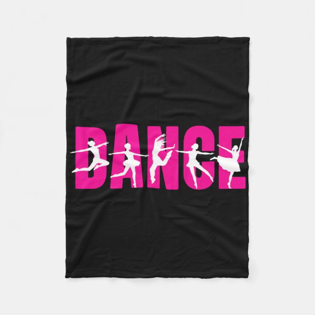 Dance - Dancer Dancing Lover  Fleece Blanket (Front)