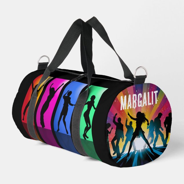 Dance Dancer Hip Hop Concert Music Duffle Bag (Left Corner)