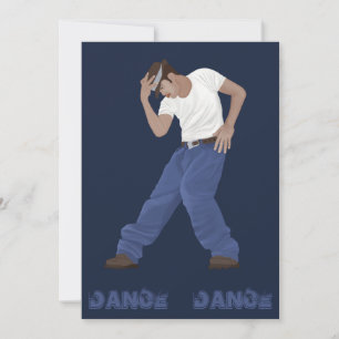 Dance Dancer Invitation
