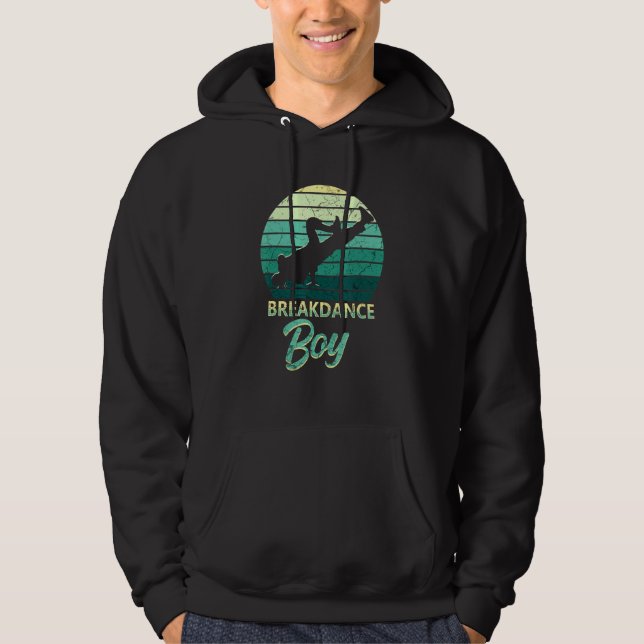 Dance Dancing Breakdance Boy 1 Hoodie (Front)