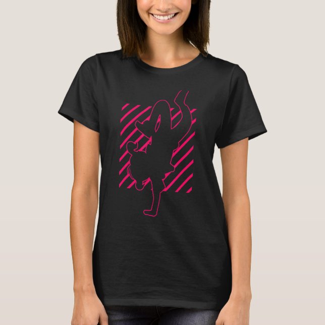 Dance Dancing  Breakdance Girl 3 T-Shirt (Front)