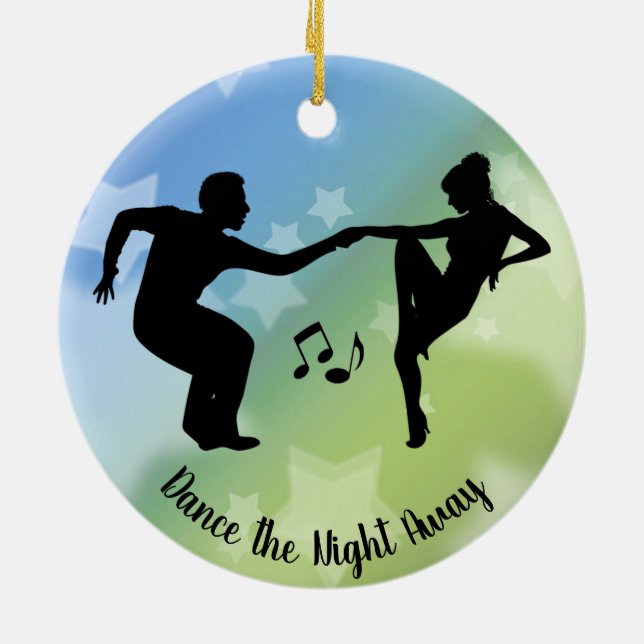 Dance Dancing Ornament (Back)