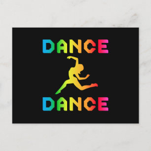 Dance Dancing Party Music Sport Dancer Gift Idea Postcard