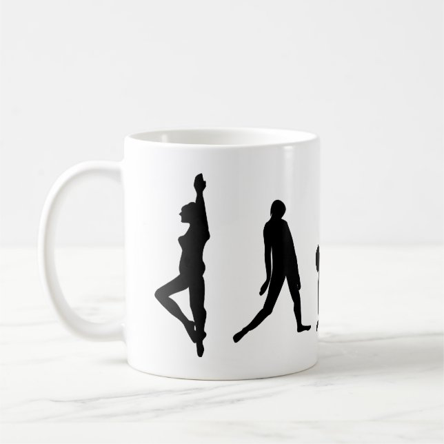 Dance Dancing Silhouette Mug (Left)