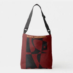 DANCE_DIFFERENT_ Burgundy Crossbody Bag