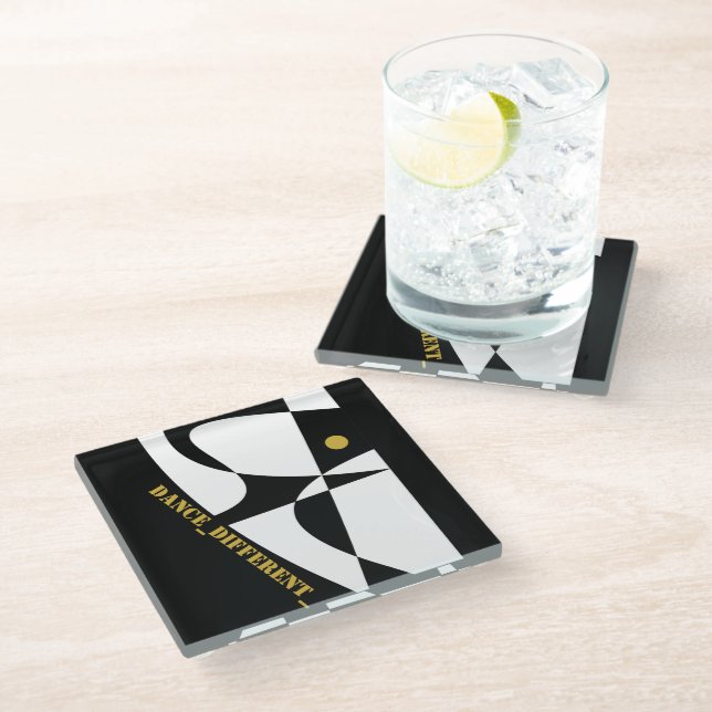 DANCE_DIFFERENT_ GLASS COASTER (Angled)
