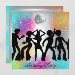 Dance Disco Birthday Party psychodelic invitation<br><div class="desc">Disco Retro Birthday Party  Invitation 70s,  music,  disco,  disco ball,  disco birthday party,  retro,  birthday,  party,  night,  fun,  gatherings,  dance,  ball,  popular,  modern,  bachelorette,  club,  opening,  all,  parties,  business,  save,  date,  50th,  18th,  21st,  30th,  40th,  60th,  black,  red,  corporate,  sweet</div>