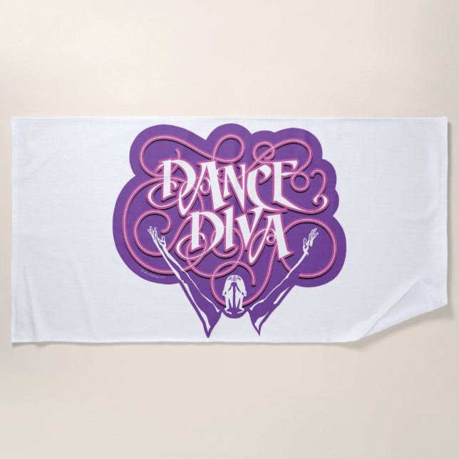 Dance Diva Beach Towel (Front)