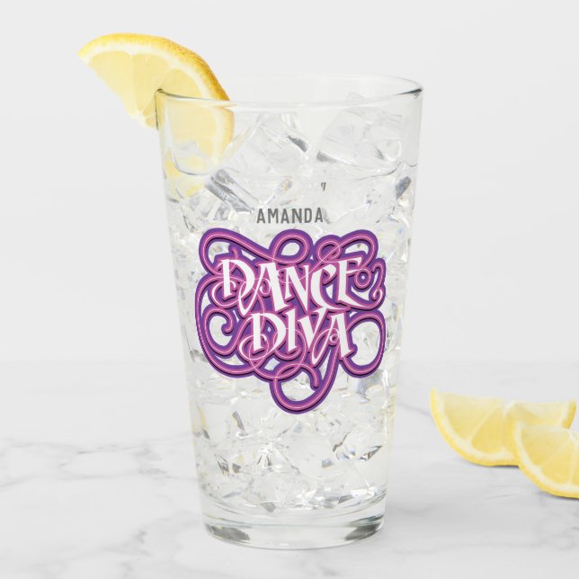 Dance Diva Glass (Front Ice)
