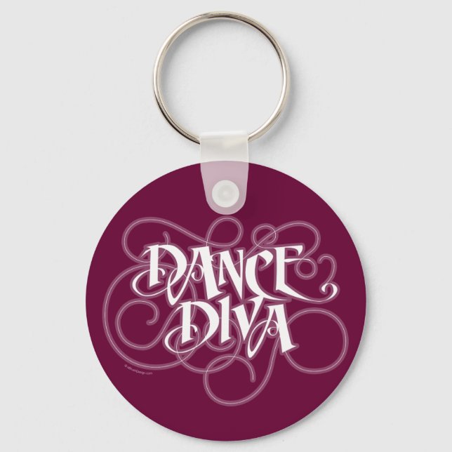 Dance Diva Key Ring (Front)