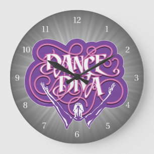 Dance Diva Large Clock