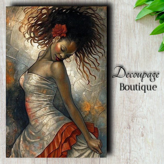 Dance Divine Decoupage Tissue Paper (Dance Divine Decoupage Tissue Paper)
