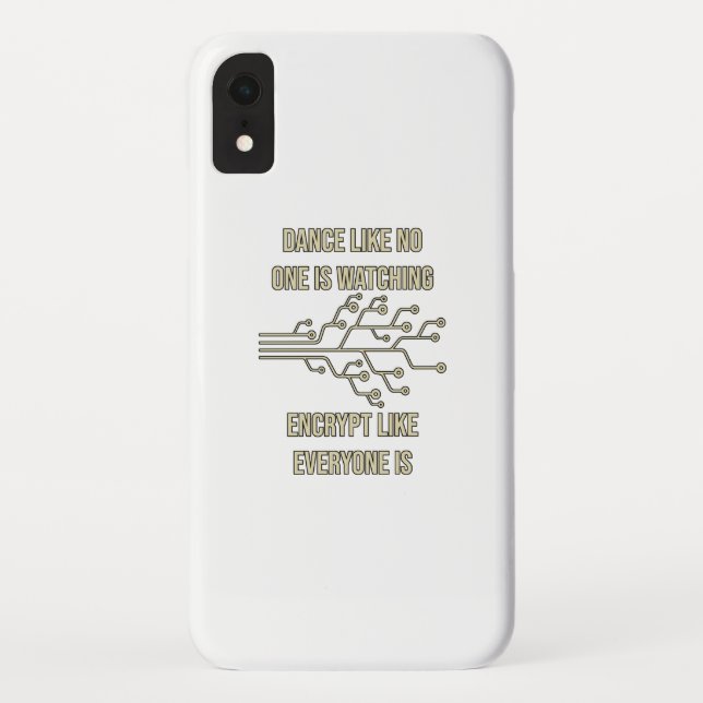 Dance Encrypt Programming Case-Mate iPhone Case (Back)