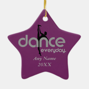 Dance Everyday Ceramic Tree Decoration