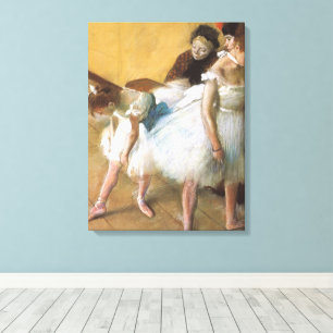 Dance Examination by Edgar Degas, Vintage Ballet Canvas Print