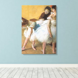 Dance Examination by Edgar Degas, Vintage Ballet Canvas Print