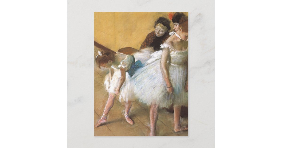 Dance Examination by Edgar Degas, Vintage Ballet Postcard | Zazzle