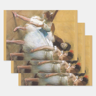 Dance Examination by Edgar Degas, Vintage Ballet Wrapping Paper Sheet