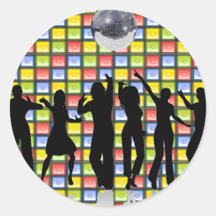 Dance Fever Classic Round Sticker