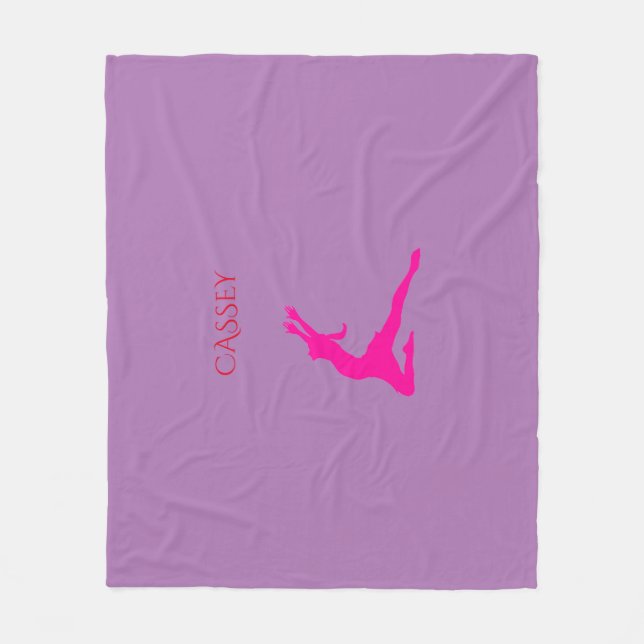 Dance fleece blanket. (Front)