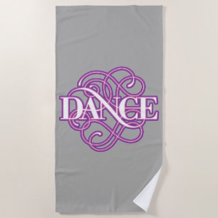 Dance Flourish Beach Towel